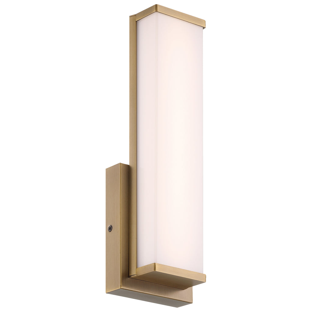 Citi Solo 3CCT LED Vanity, Antique Brushed Brass