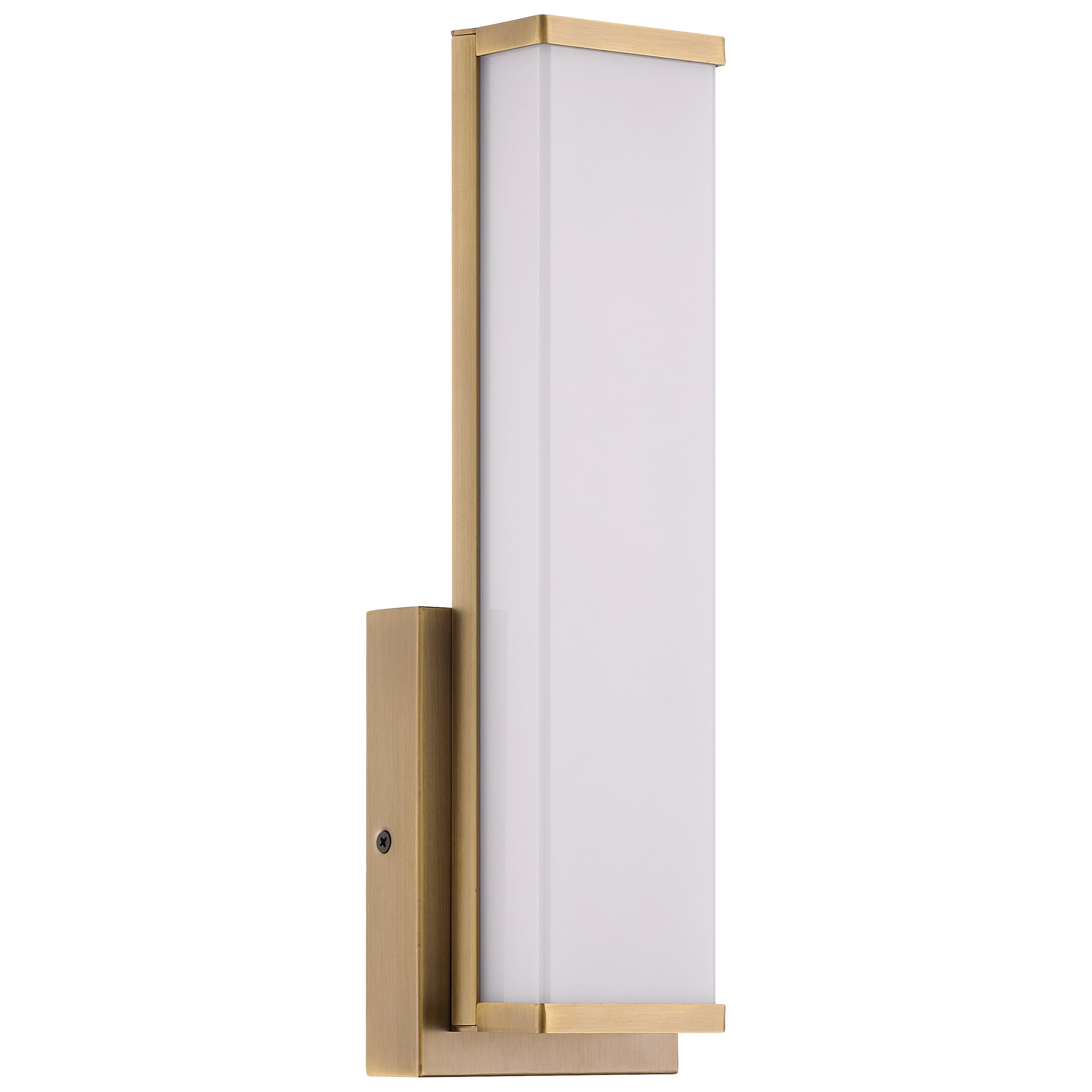Citi Solo 3CCT LED Vanity, Antique Brushed Brass