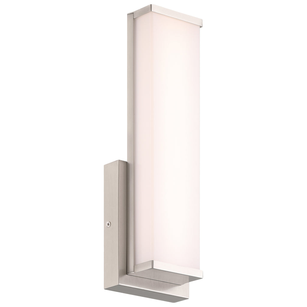 Citi Solo 3CCT LED Vanity, Brushed Steel