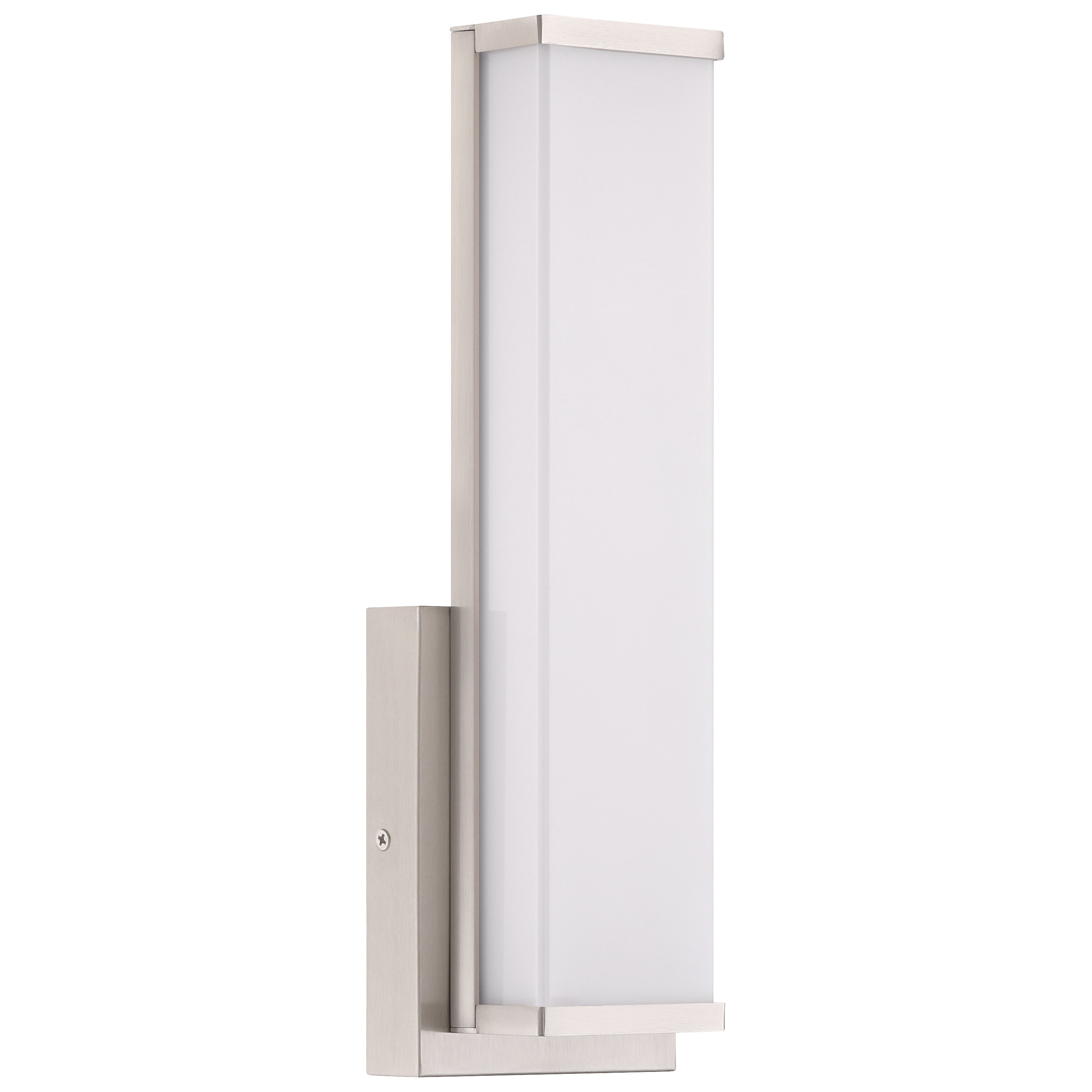 Citi Solo 3CCT LED Vanity, Brushed Steel