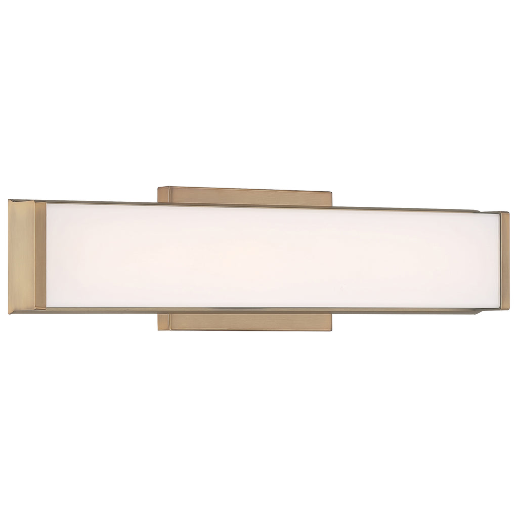Citi LED Vanity, Antique Brushed Brass / 18"