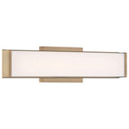 Citi LED Vanity, Antique Brushed Brass / 18"