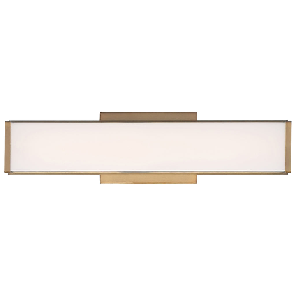 Citi LED Vanity, Antique Brushed Brass / 18"