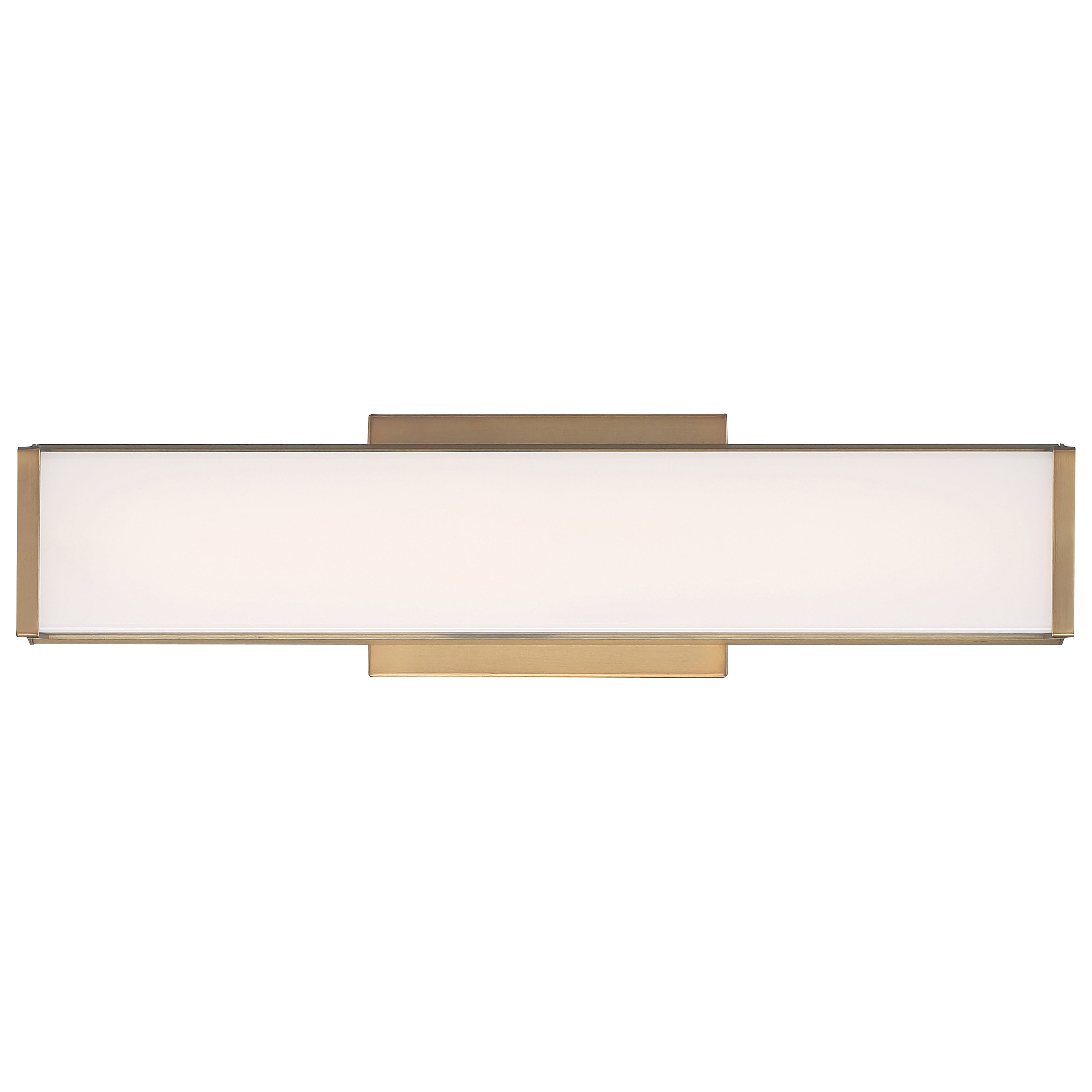Citi LED Vanity, Antique Brushed Brass / 18"