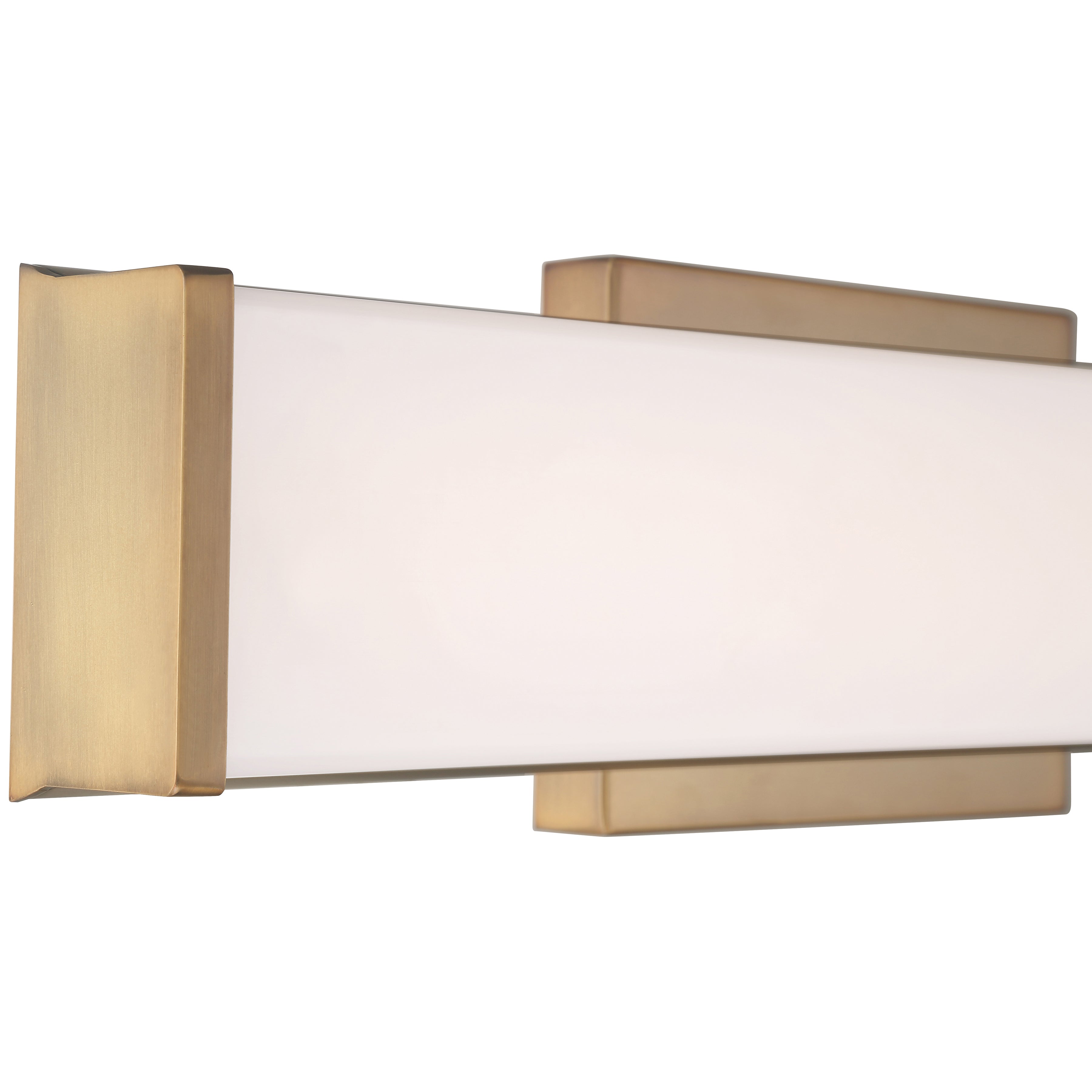 Citi LED Vanity, Antique Brushed Brass / 18"