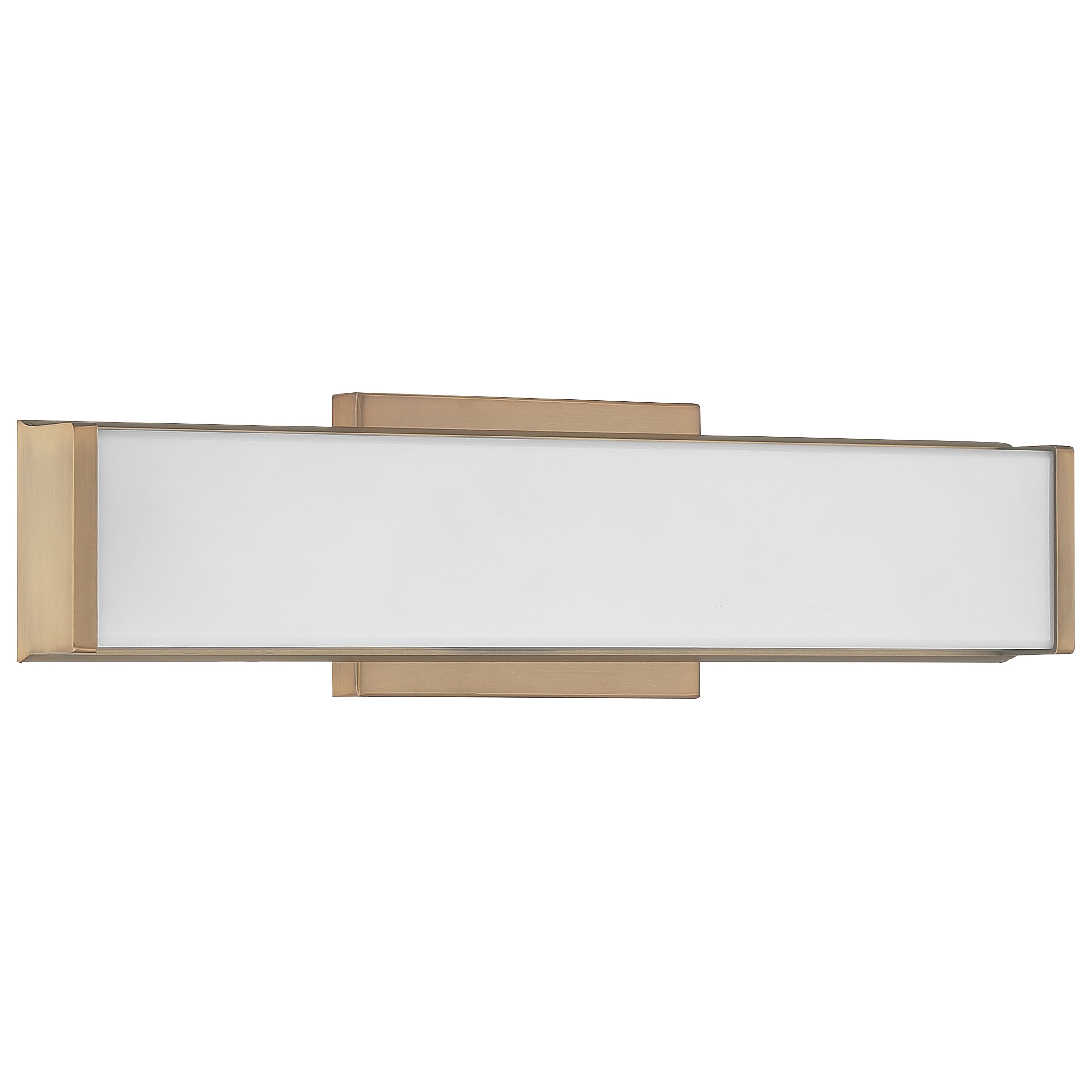 Citi LED Vanity, Antique Brushed Brass / 18"