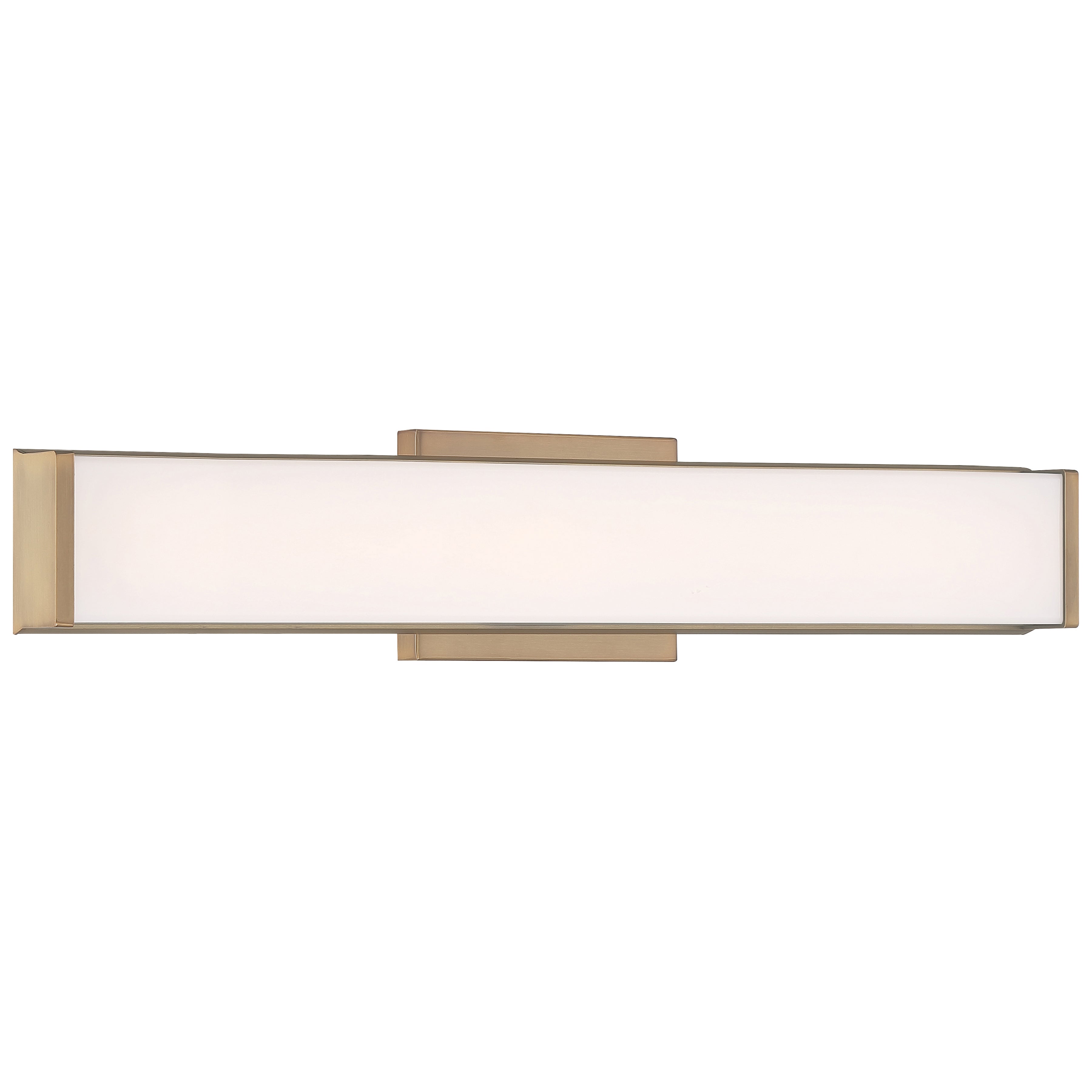 Citi LED Vanity, Antique Brushed Brass / 24.5"