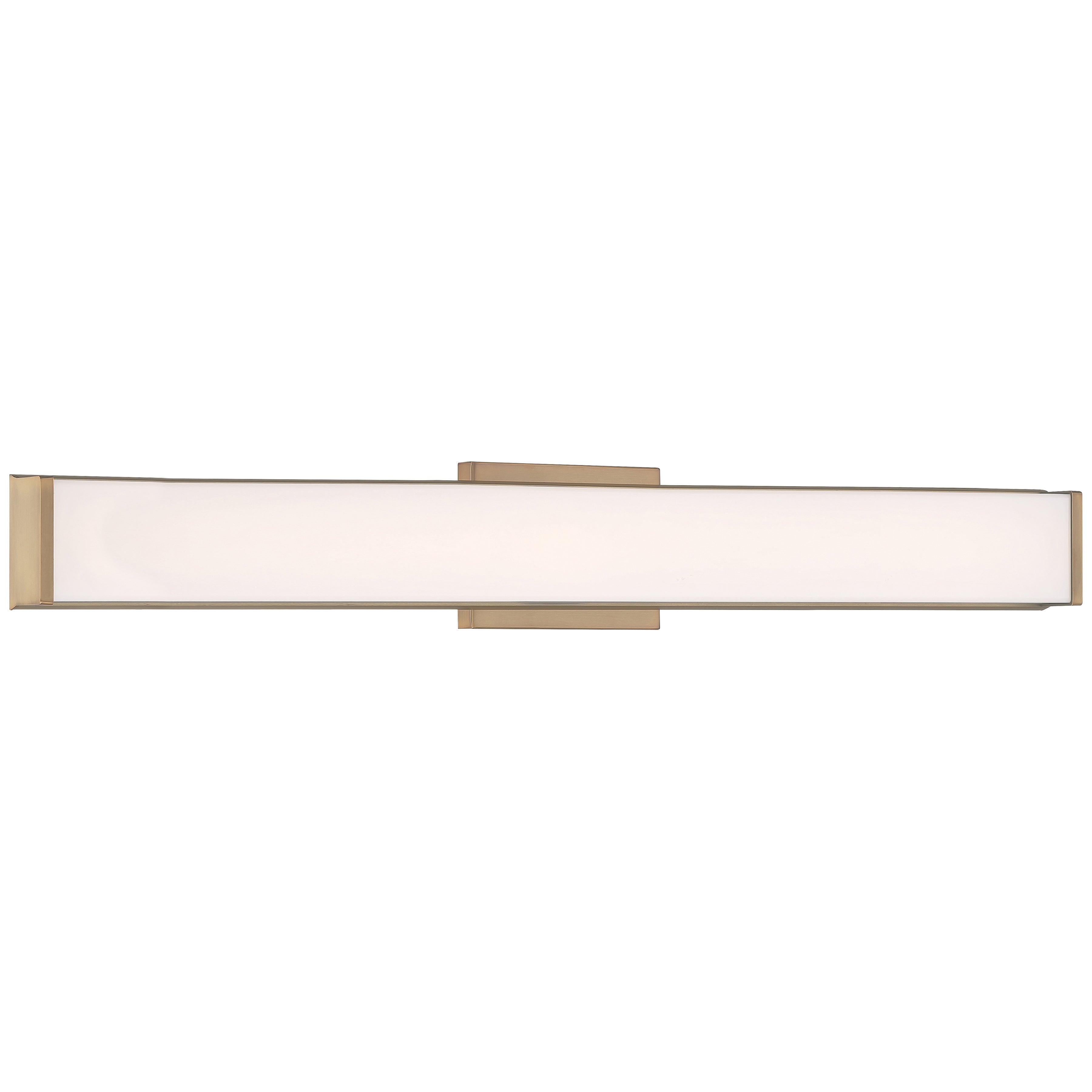 Citi LED Vanity, Antique Brushed Brass / 36.5"