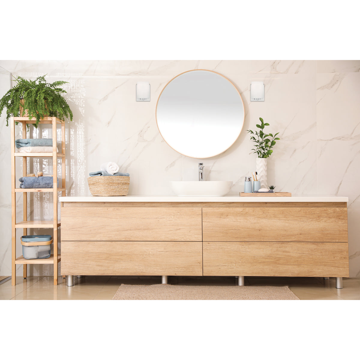Access Lighting Oslo 1 Light LED Wall Sconce & Vanity, Chrome, image 2