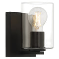 Oslo 1 Light LED Wall Sconce & Vanity, Matte Black