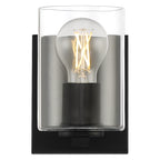 Oslo 1 Light LED Wall Sconce & Vanity, Matte Black