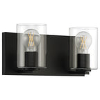 Oslo 2 Light LED Vanity, Matte Black