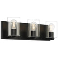 Oslo 3 Light LED Vanity, Matte Black