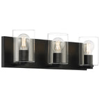 Oslo 3 Light LED Vanity, Matte Black