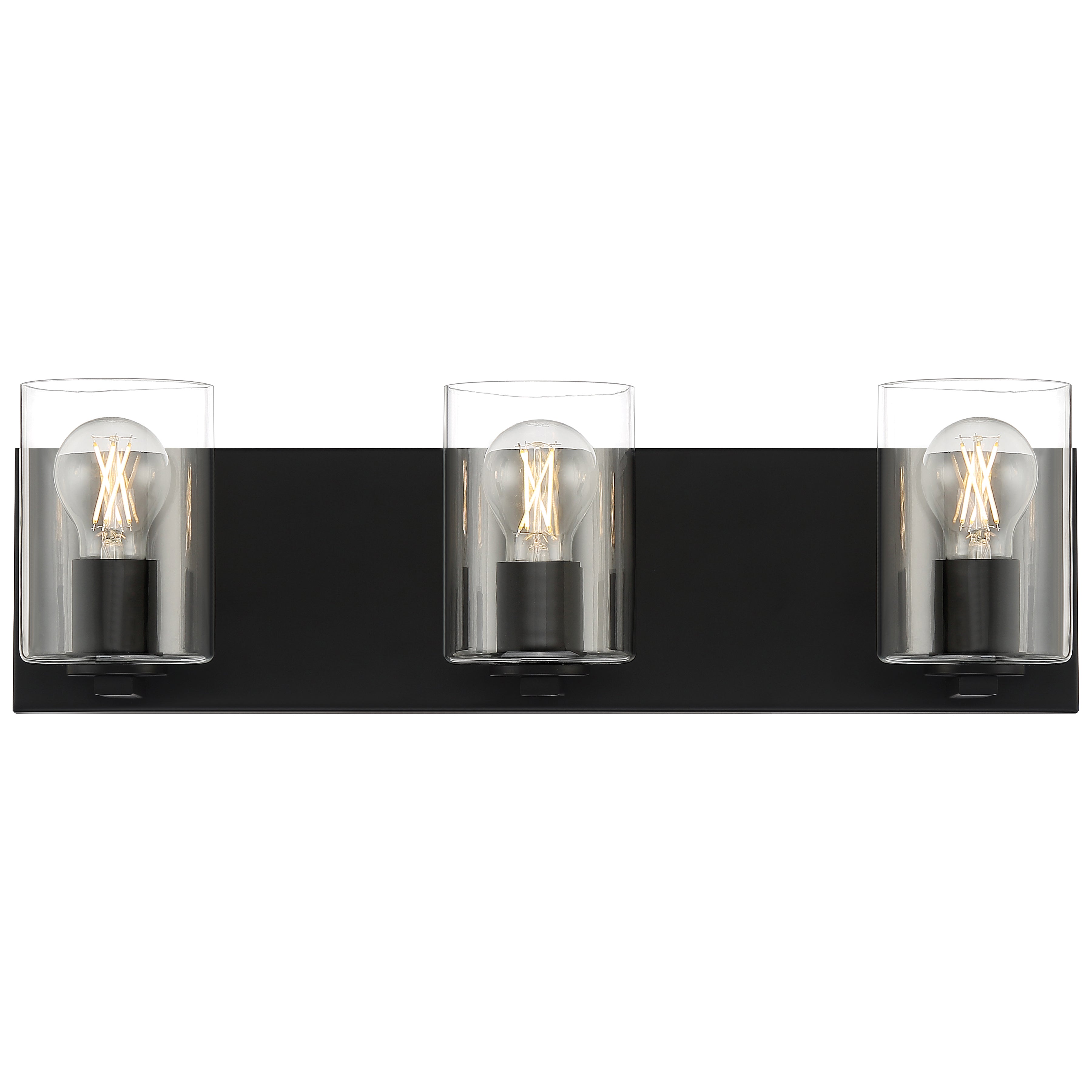 Oslo 3 Light LED Vanity, Matte Black