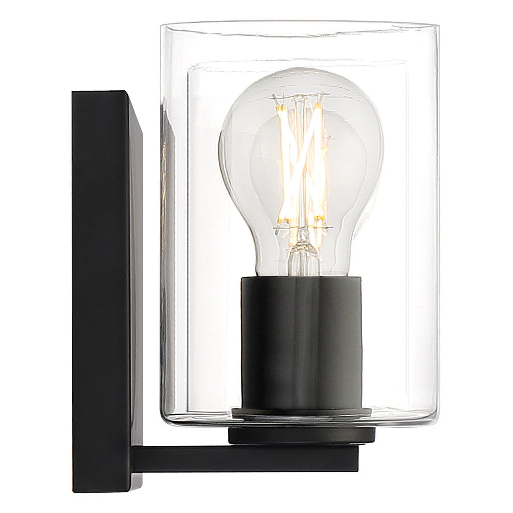 Oslo 3 Light LED Vanity, Matte Black