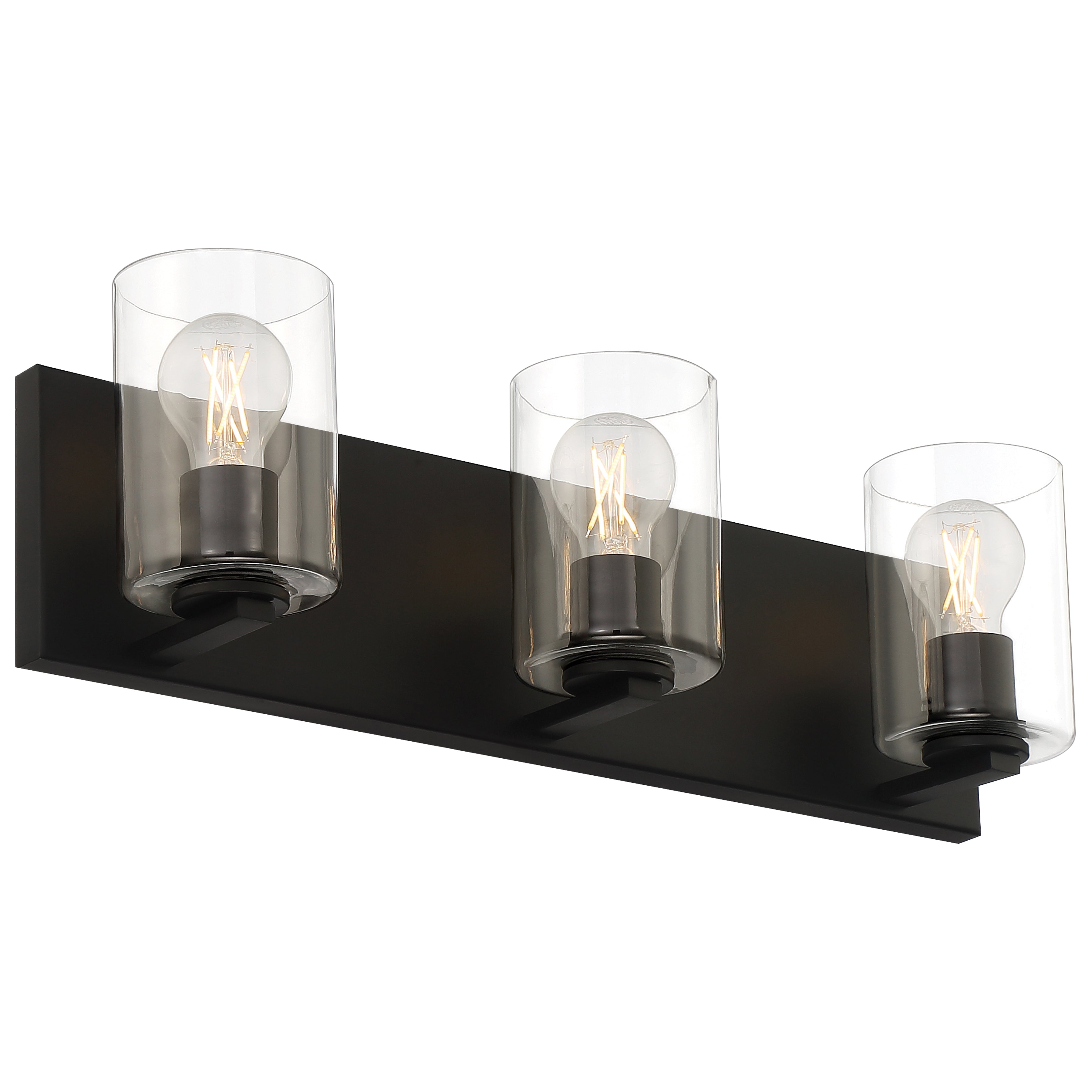 Oslo 3 Light LED Vanity, Matte Black
