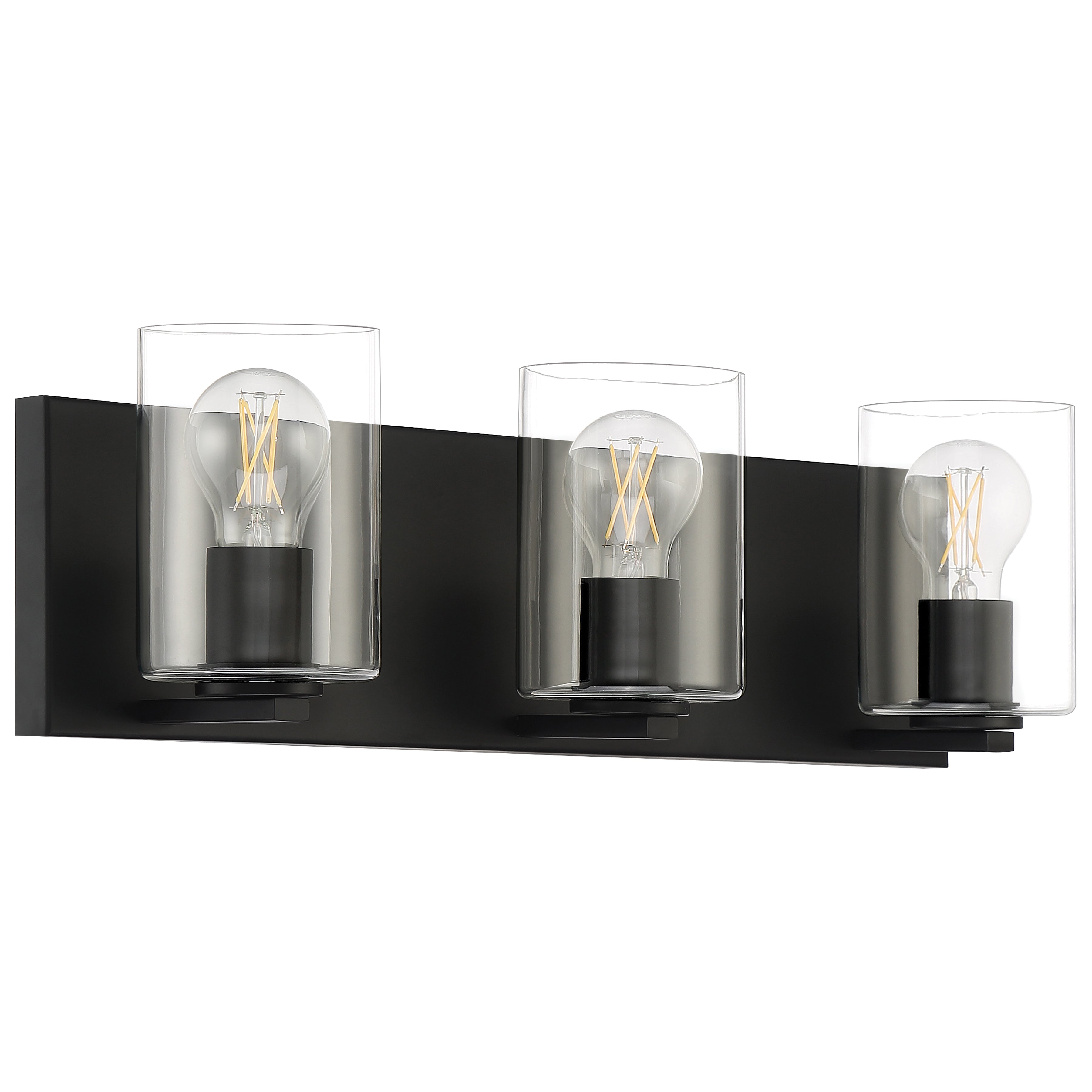 Oslo 3 Light LED Vanity, Matte Black