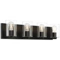 Oslo 4 Light LED Vanity, Matte Black