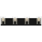 Oslo 4 Light LED Vanity, Matte Black