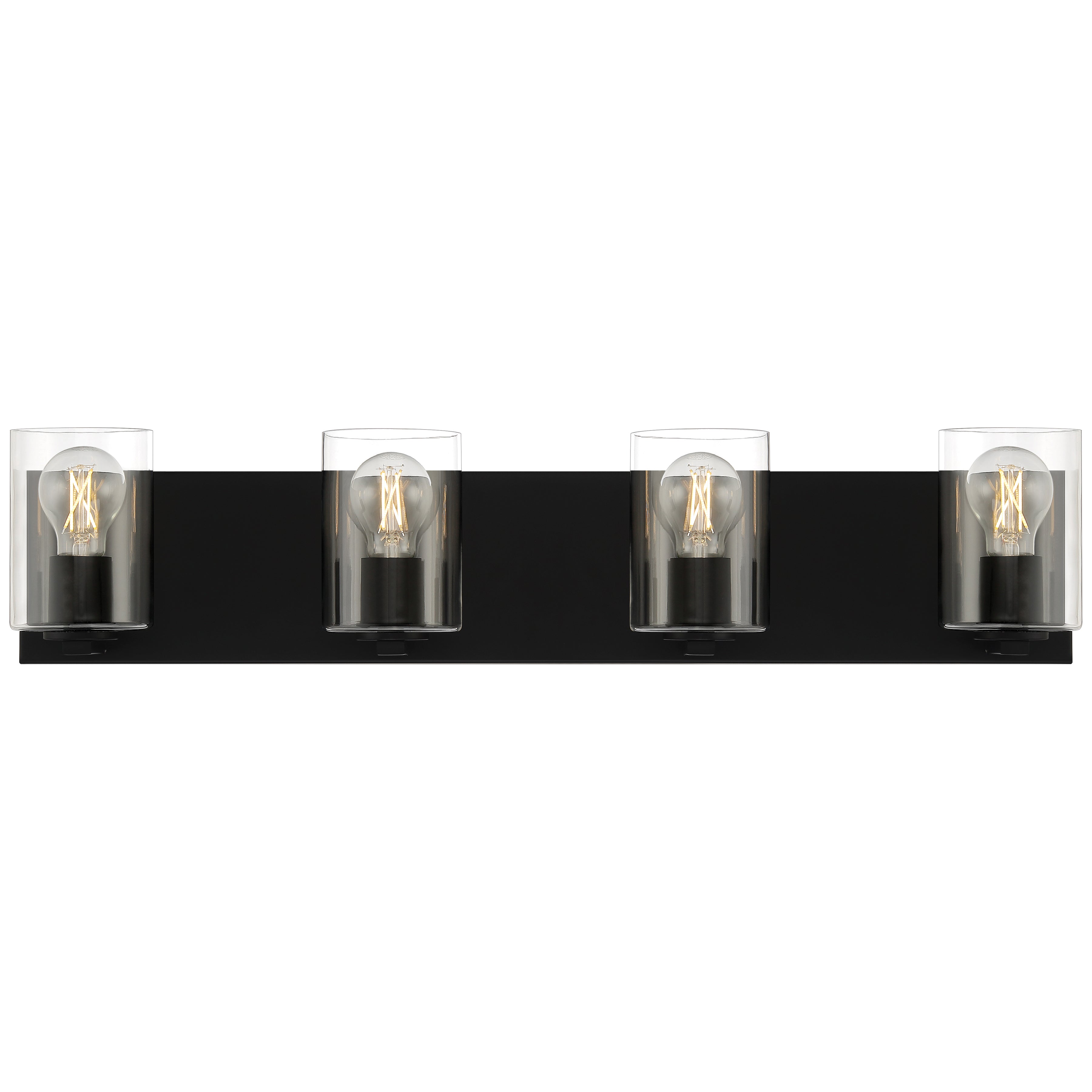 Oslo 4 Light LED Vanity, Matte Black
