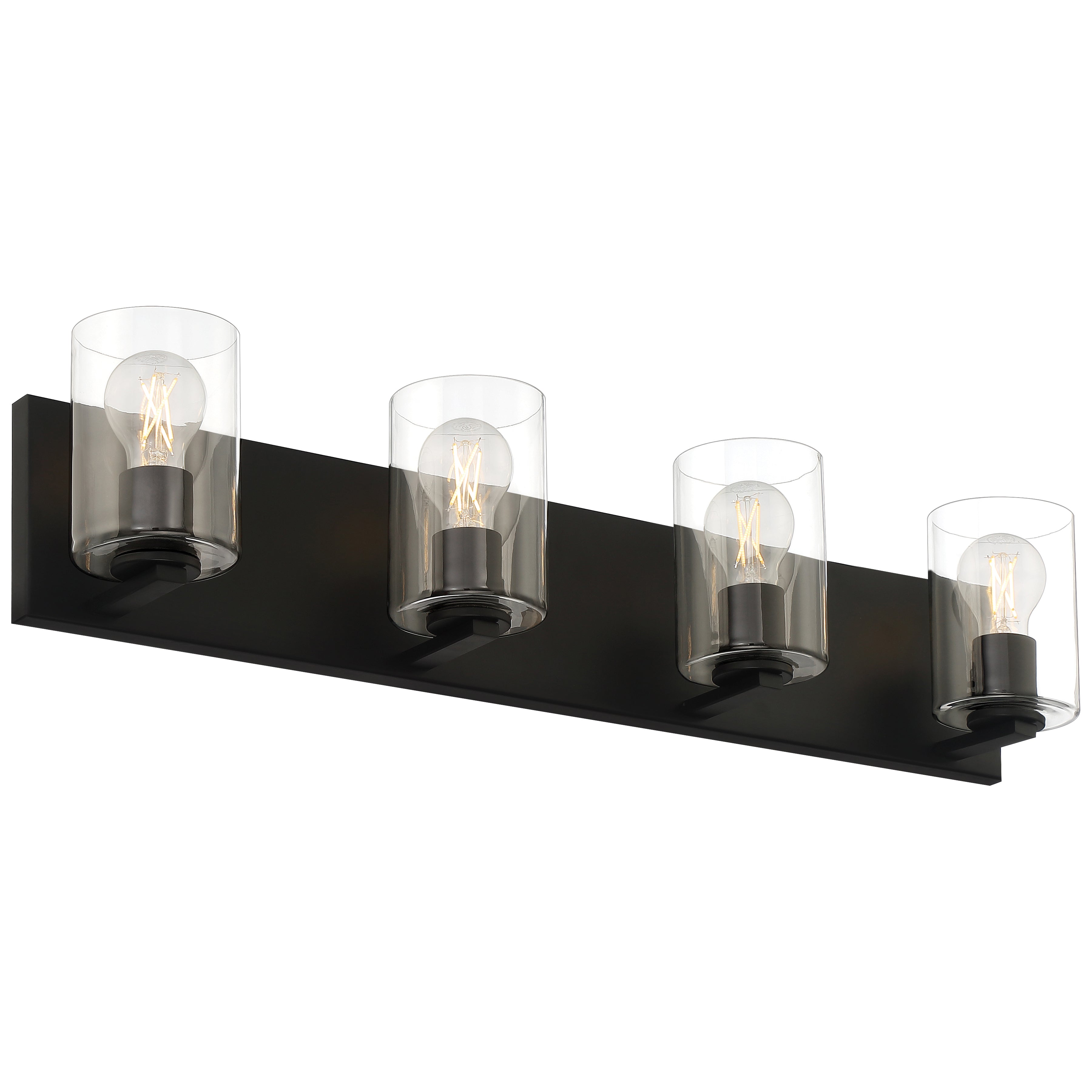 Oslo 4 Light LED Vanity, Matte Black