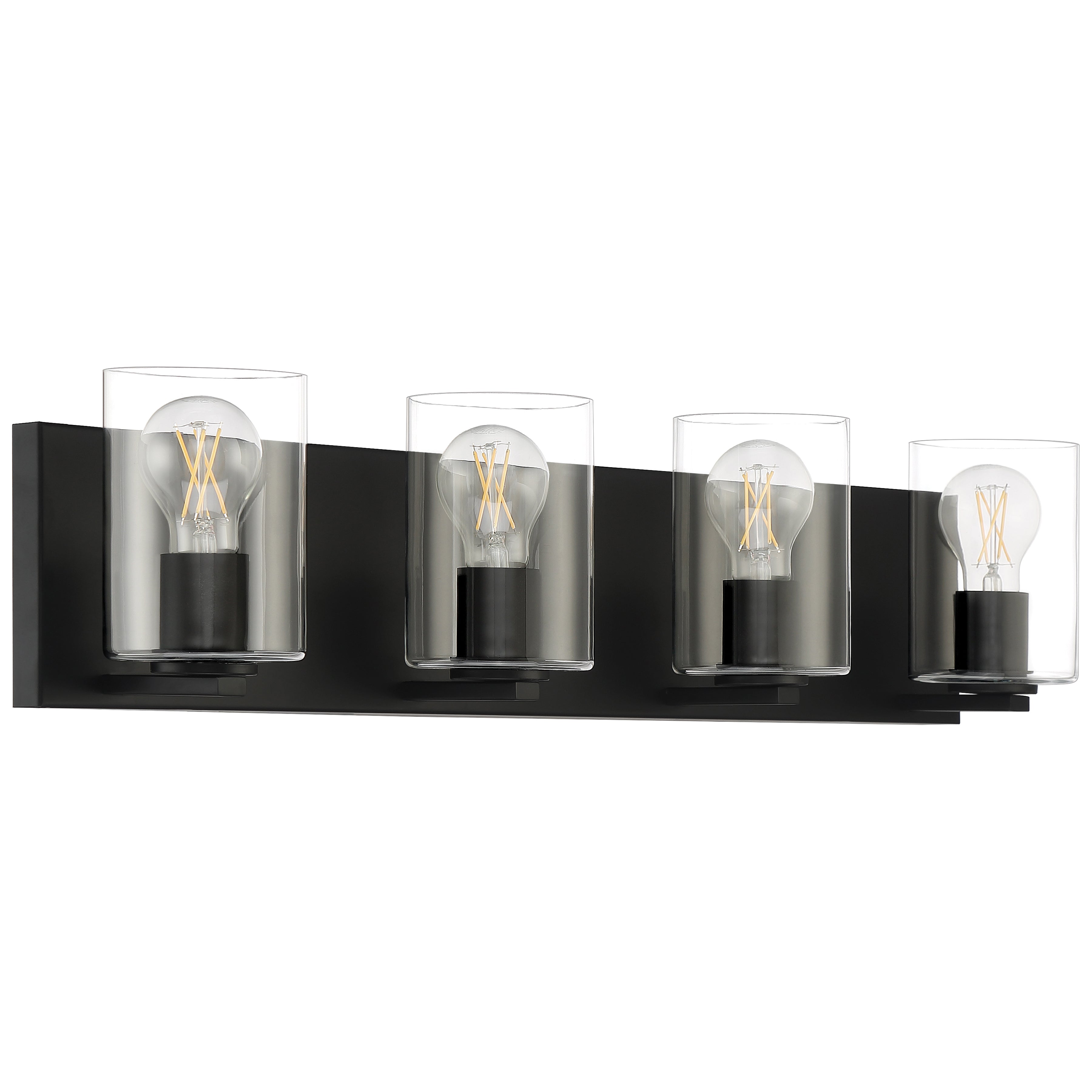 Oslo 4 Light LED Vanity, Matte Black