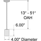 Access Lighting Oslo LED Pendant, image 6