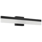 Loft Color Selectable LED Vanity, Matte Black / 24"
