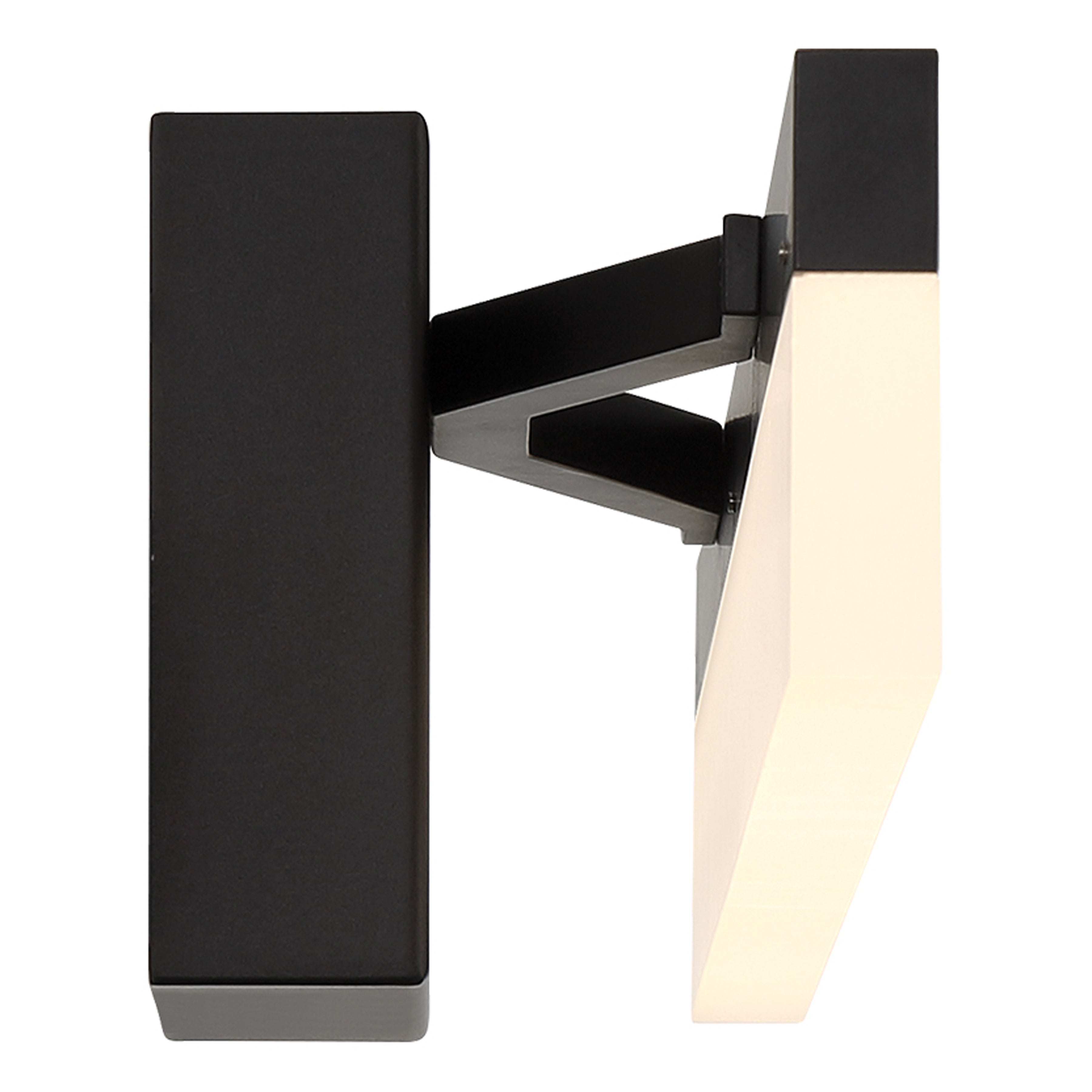 Loft Color Selectable LED Vanity, Matte Black / 36"