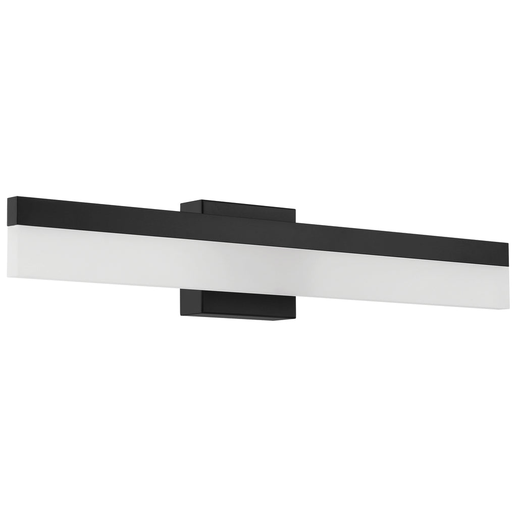 Loft Color Selectable LED Vanity, Matte Black / 36"