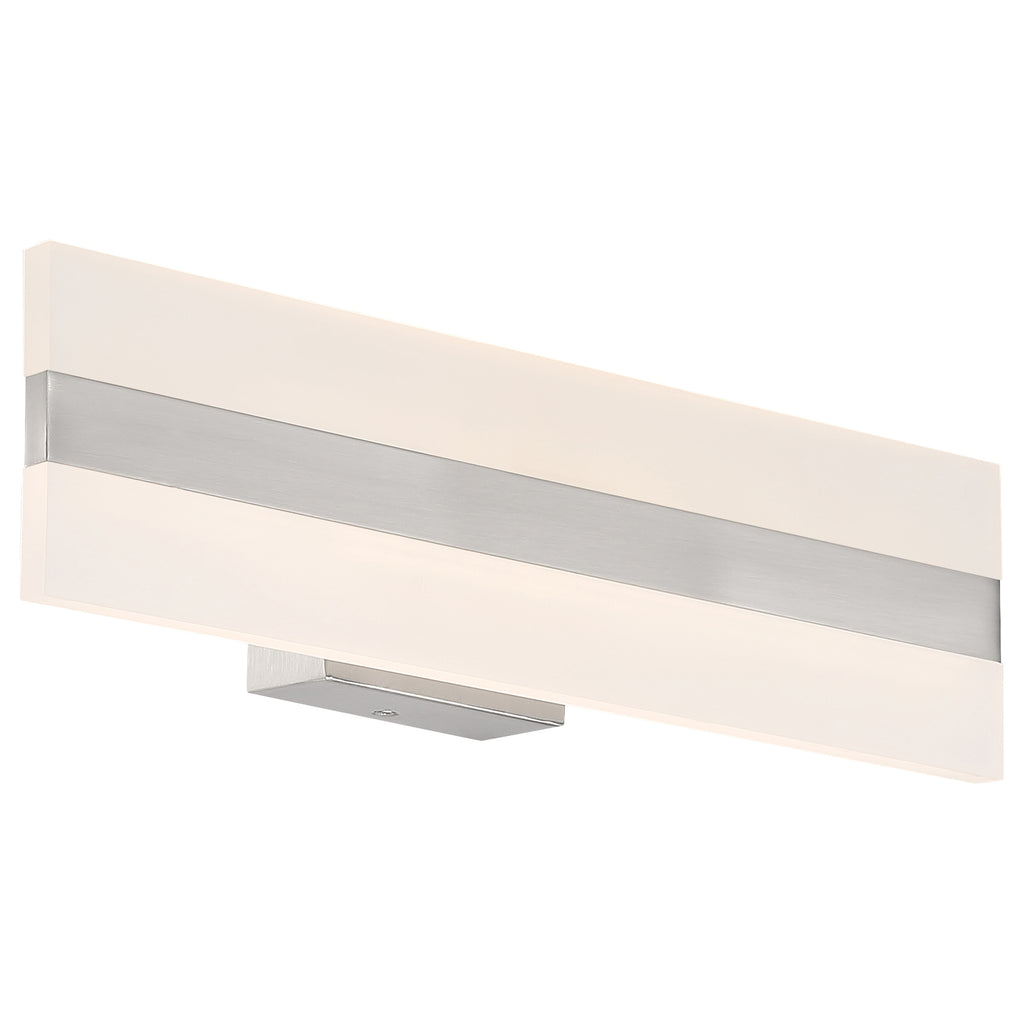 Netherton Bi-Directional LED Vanity, Brushed Steel / 18"