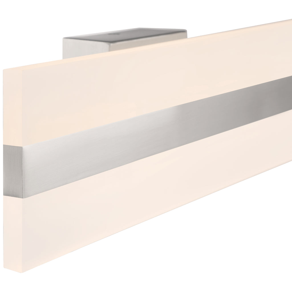 Netherton Bi-Directional LED Vanity, Brushed Steel / 24"