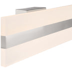 Netherton Bi-Directional LED Vanity, Brushed Steel / 24"