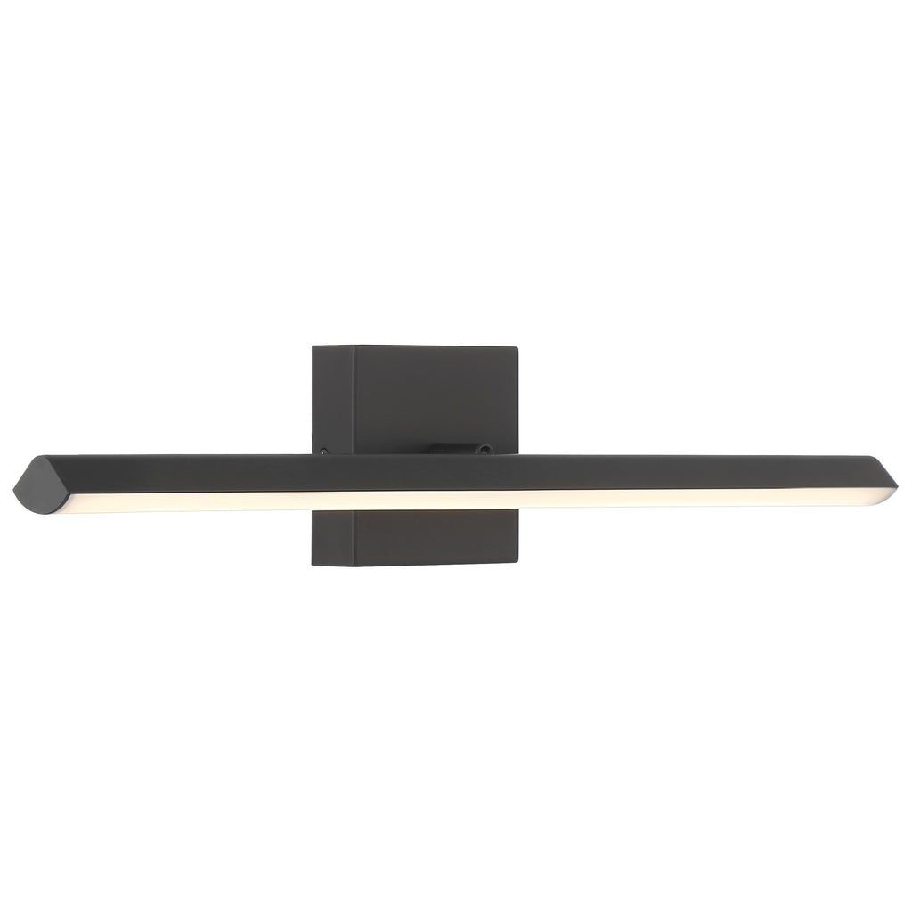 Access Lighting Float Adjustable LED Vanity, Matte Black / 18.25"