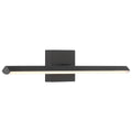Float Adjustable LED Vanity, Matte Black / 18.25"