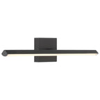 Access Lighting Float Adjustable LED Vanity, Matte Black / 18.25"