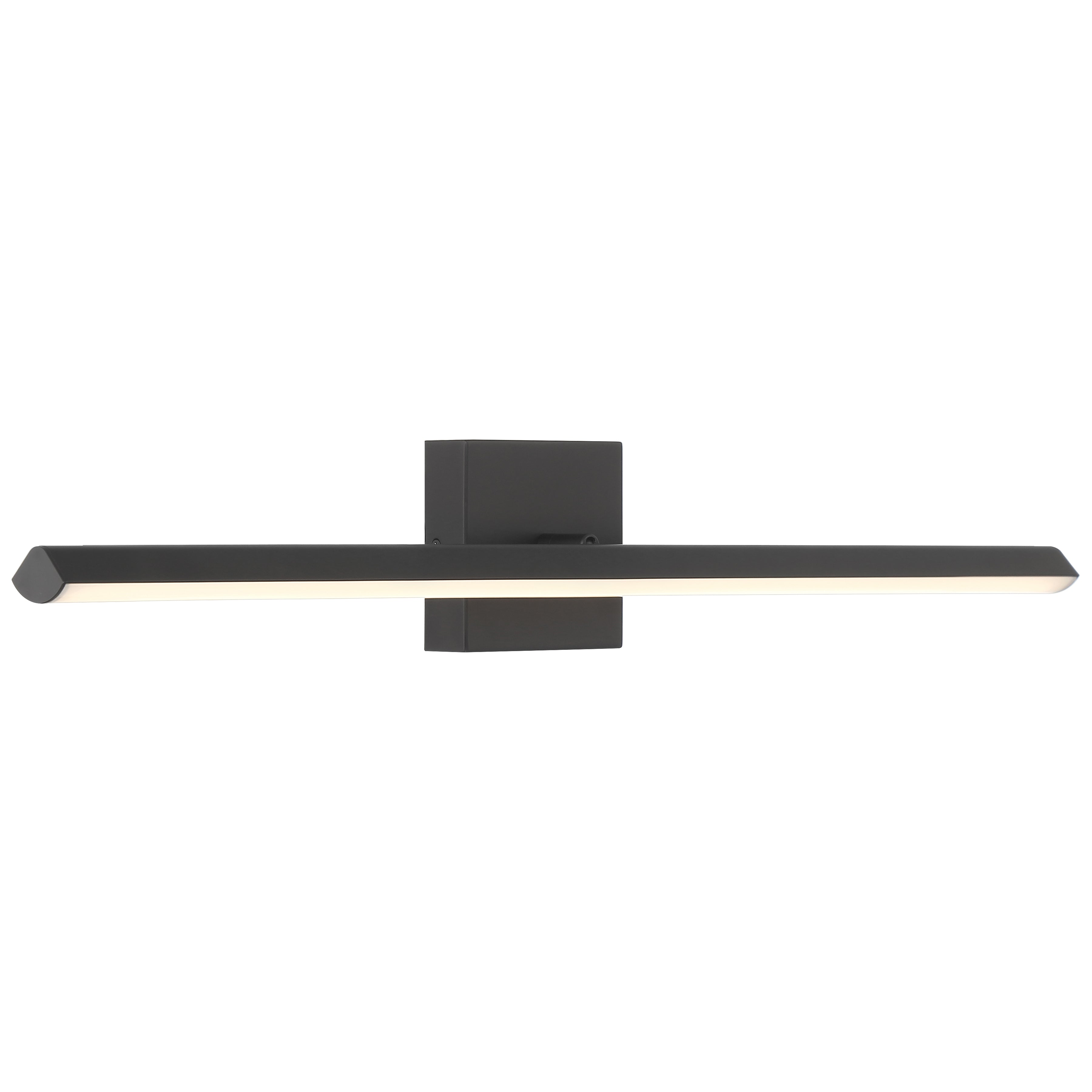 Float Adjustable LED Vanity, Matte Black / 24.25"