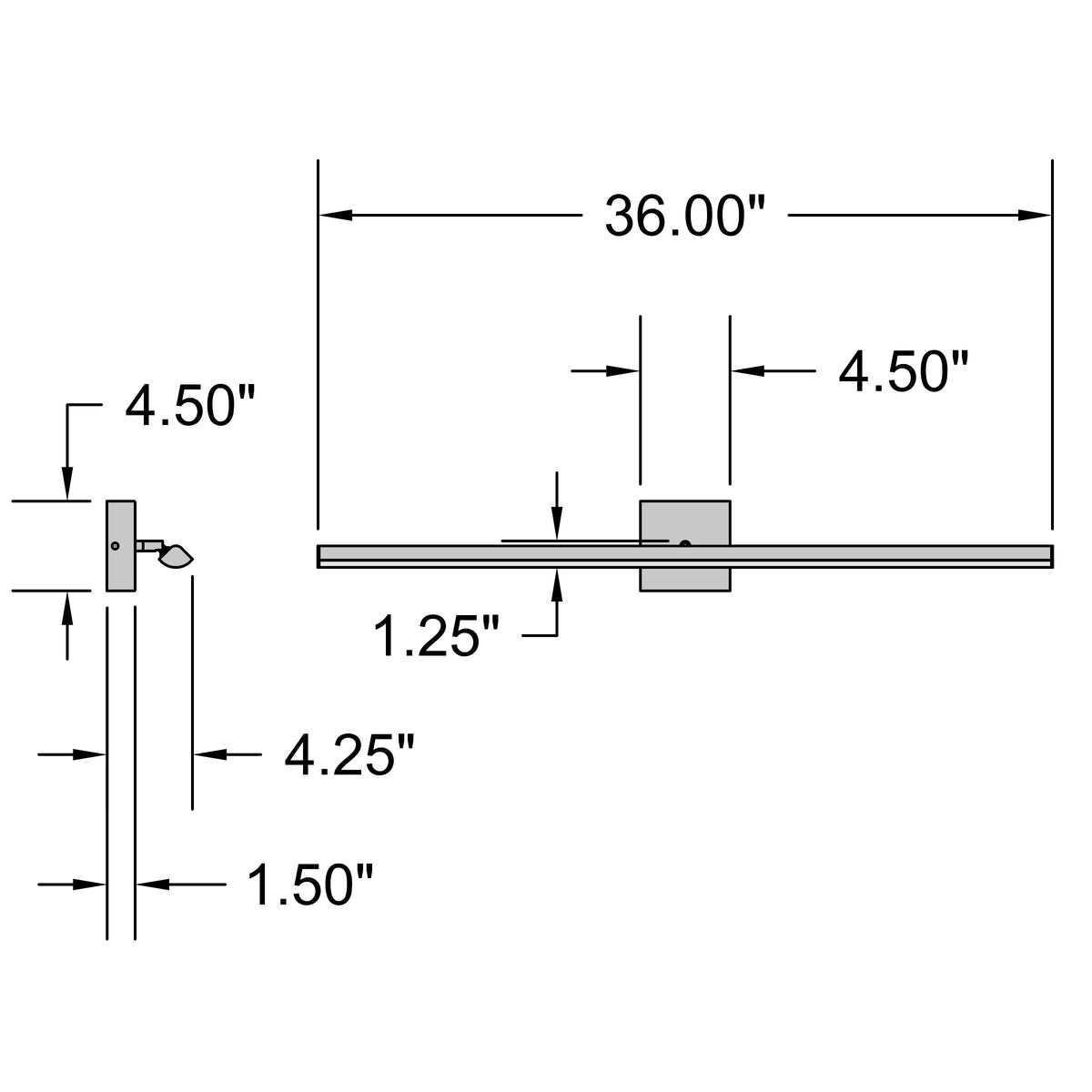 Access Lighting Float Adjustable LED Vanity, Matte Black / 36", image 9