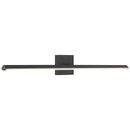 Float Adjustable LED Vanity, Matte Black / 36"