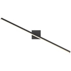 Float Adjustable LED Vanity, Matte Black / 36"