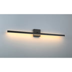 Float Adjustable LED Vanity, Matte Black / 36"