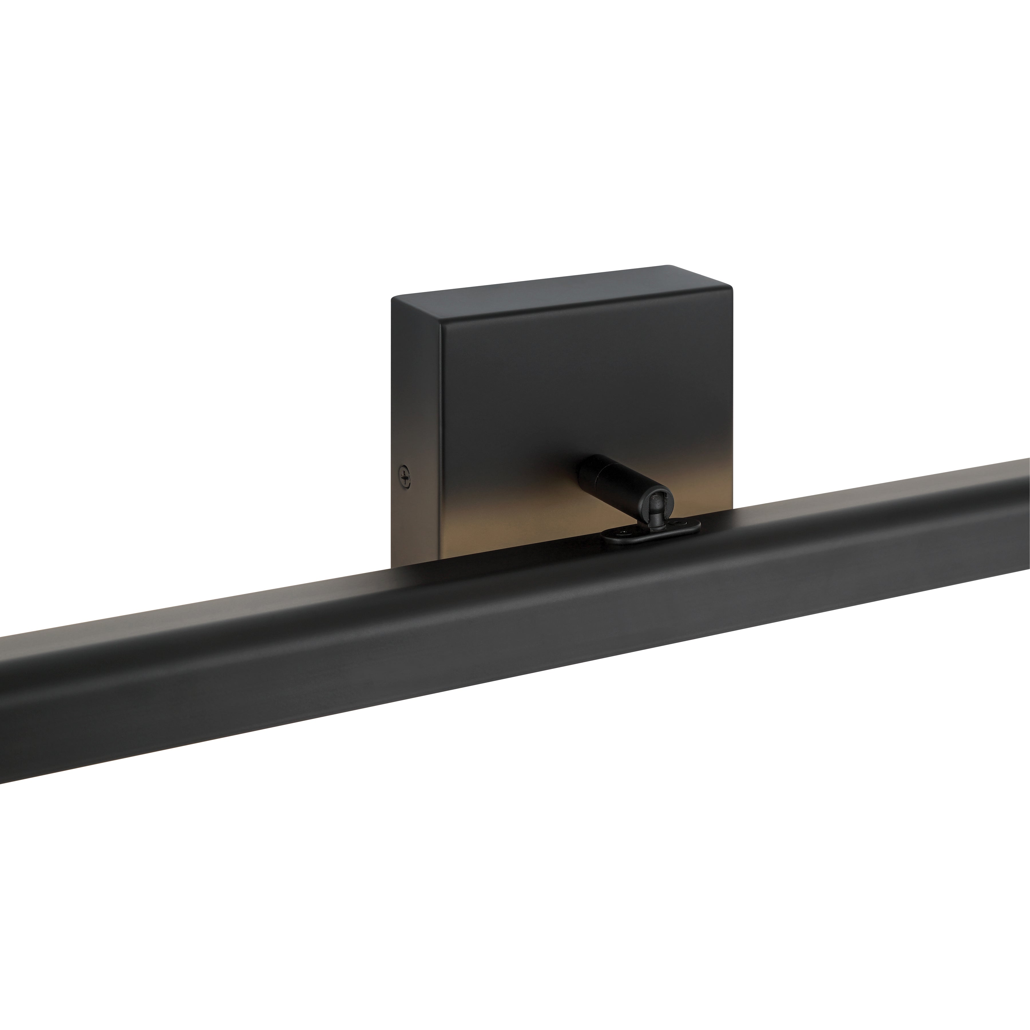 Float Adjustable LED Vanity, Matte Black / 36"