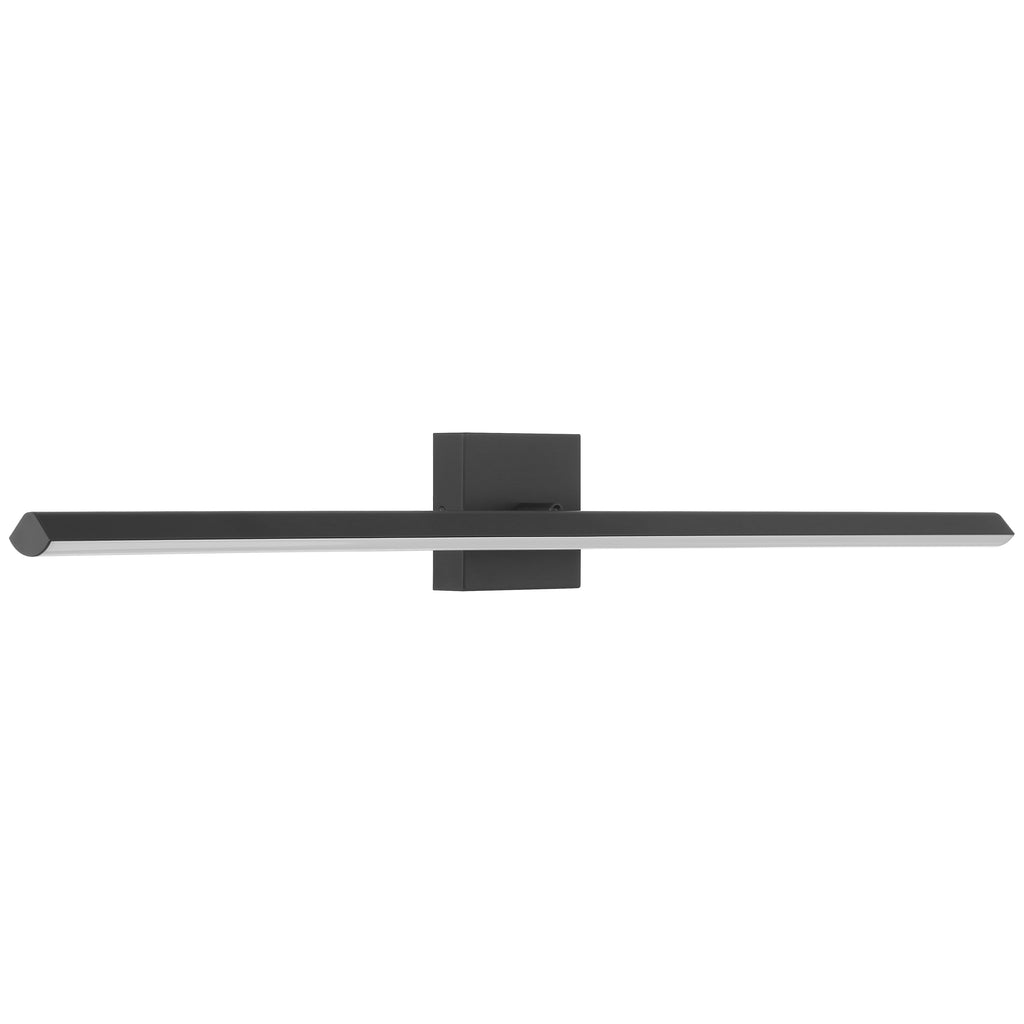 Float Adjustable LED Vanity, Matte Black / 36"
