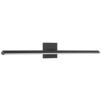 Float Adjustable LED Vanity, Matte Black / 36"