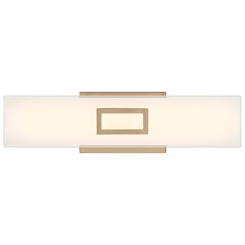 Restore LED Vanity, Antique Brushed Brass / 20W