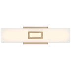 Restore LED Vanity, Antique Brushed Brass / 20W