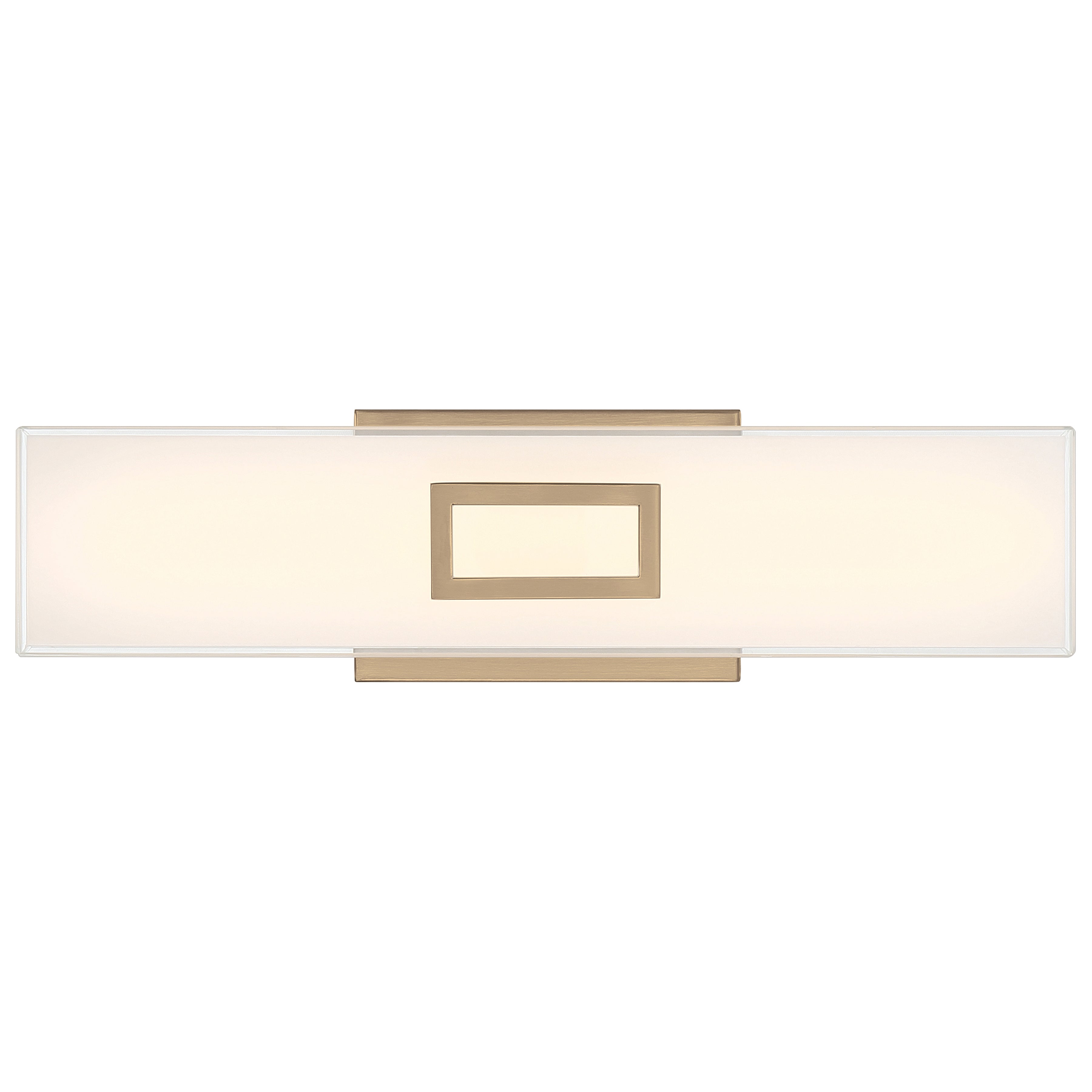 Restore LED Vanity, Antique Brushed Brass / 20W