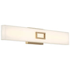 Restore LED Vanity, Antique Brushed Brass / 25W