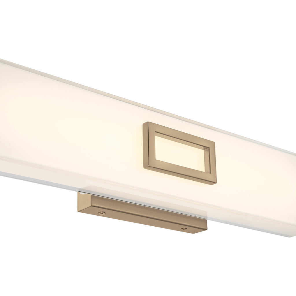 Restore LED Vanity, Antique Brushed Brass / 25W